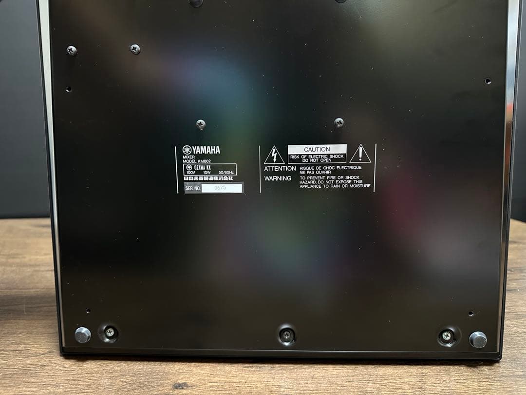 未使用に近い美品 YAMAHA KM802 アナログミキサー 取り扱い説明書付き