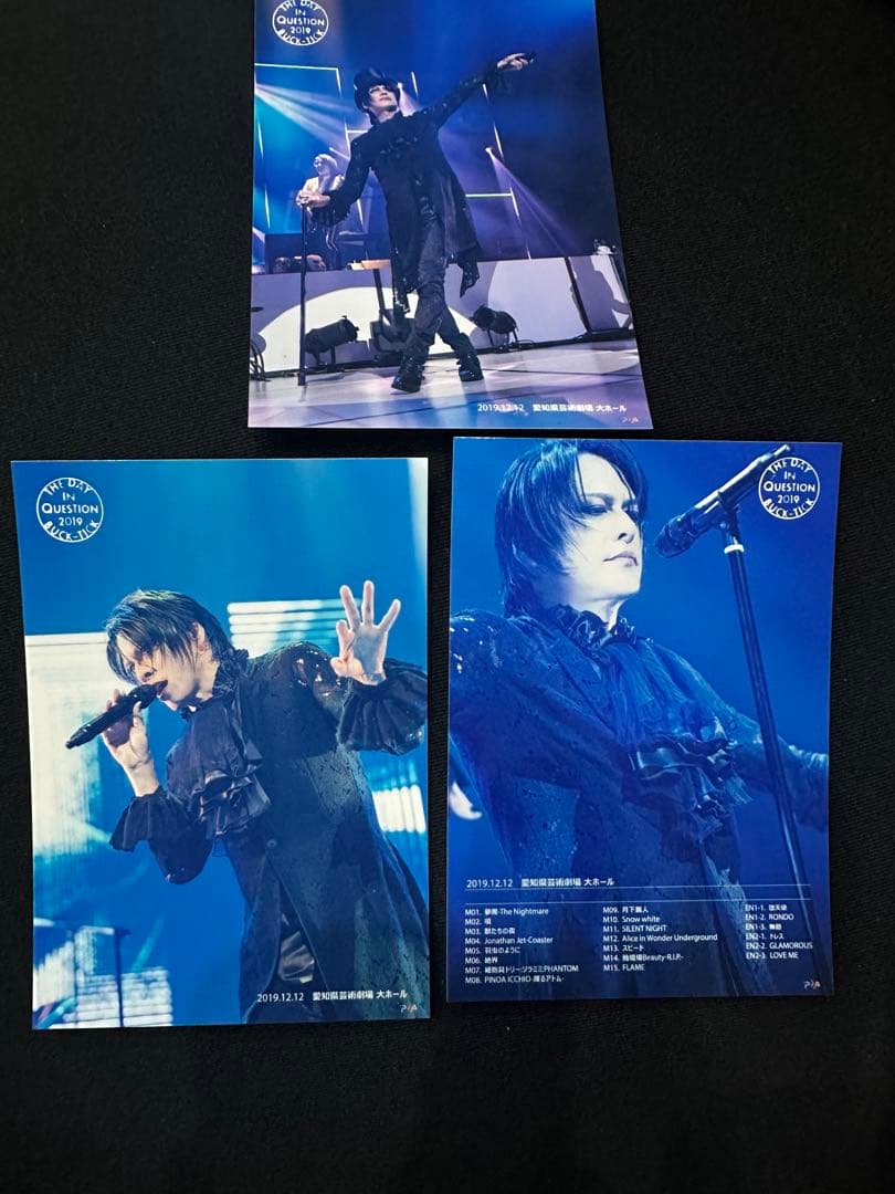 BUCK-TICK DIQ2019 愛知県芸術劇場 櫻井敦司 メモカ 3枚 - メルカリ