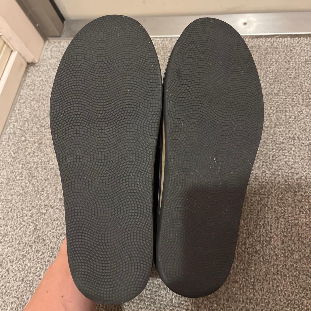 VAR \"PENNY\" BLACK Suede moat モートUS8 26cm