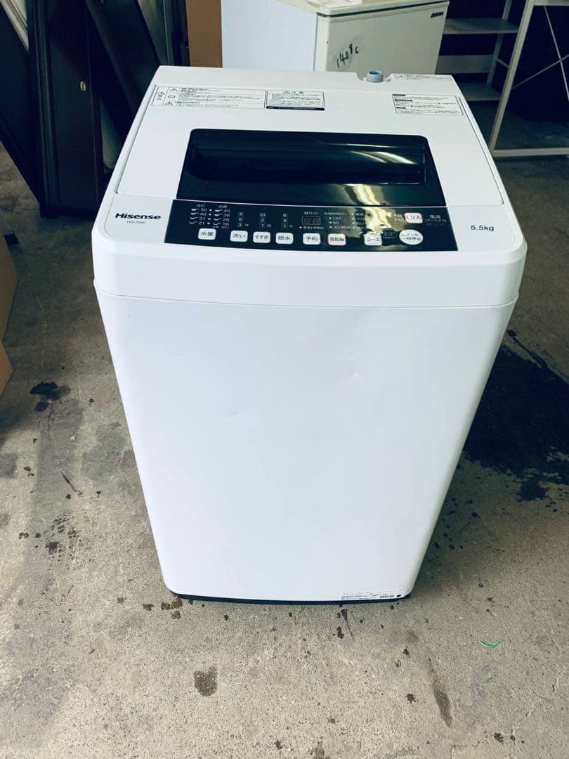 送料設置無料　Hisense 全自動電気洗濯機　HW-T55C HW-T55C | ハイセンスジャパン株式会社