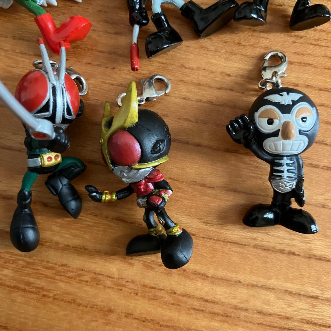 レア レトロ 昭和 平成 仮面ライダー キーホルダー チャーム 6点セット