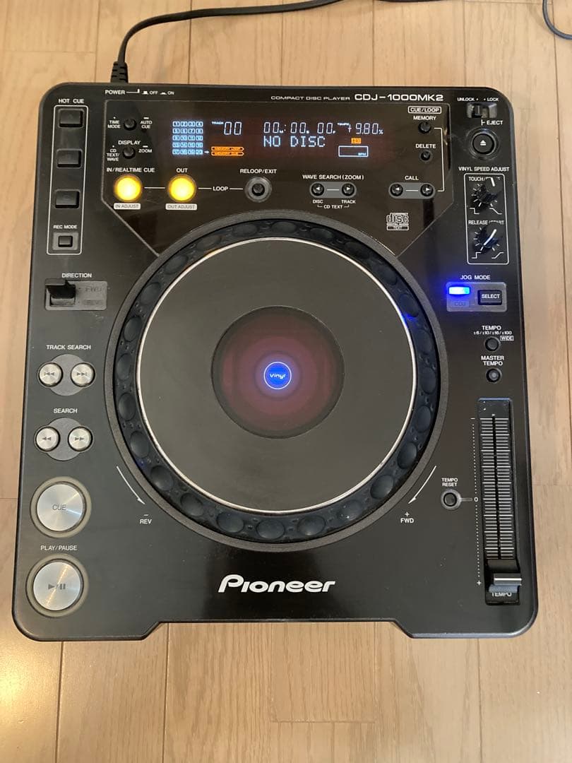 美品 pioneer cdj-1000 mk2 動作確認済 美品 pioneer cdj-1000 mk2 動作