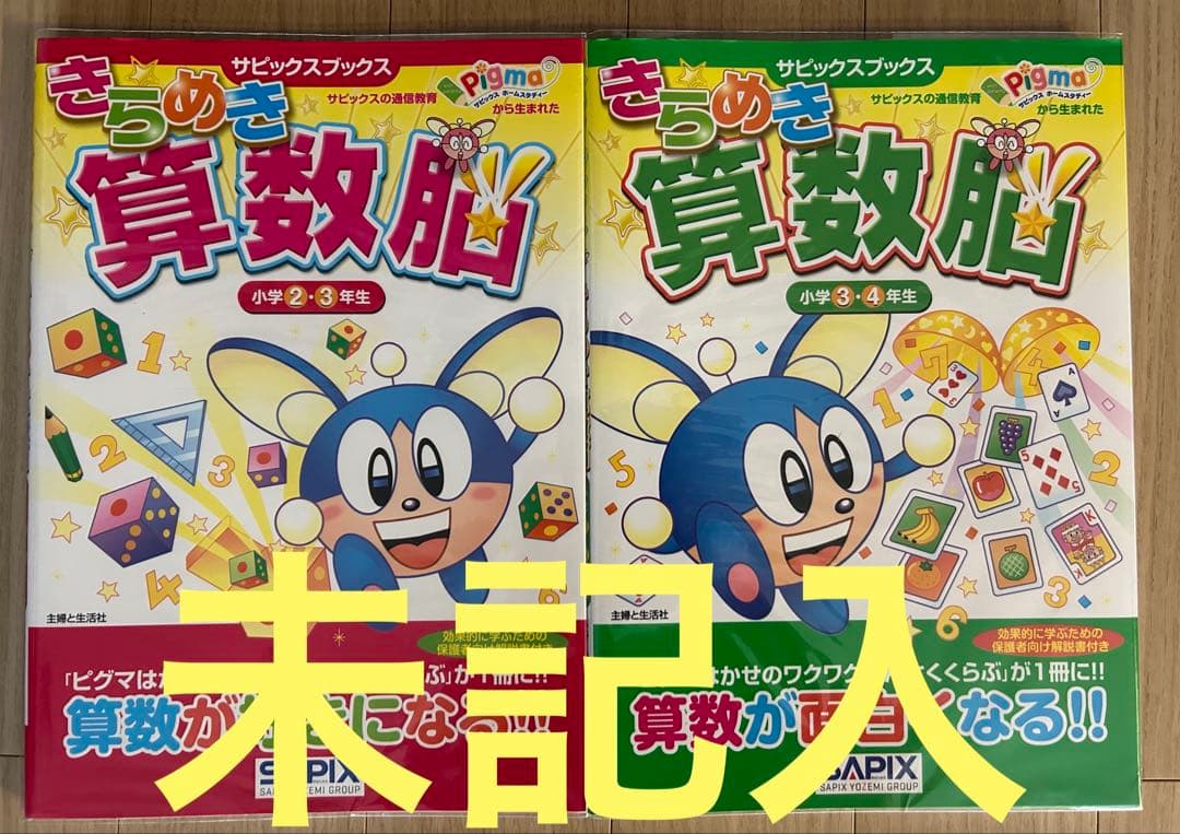 2024年度版 未記入】ピグマキッズ 3年生 4〜2月 ＋ きらめき算数脳2冊