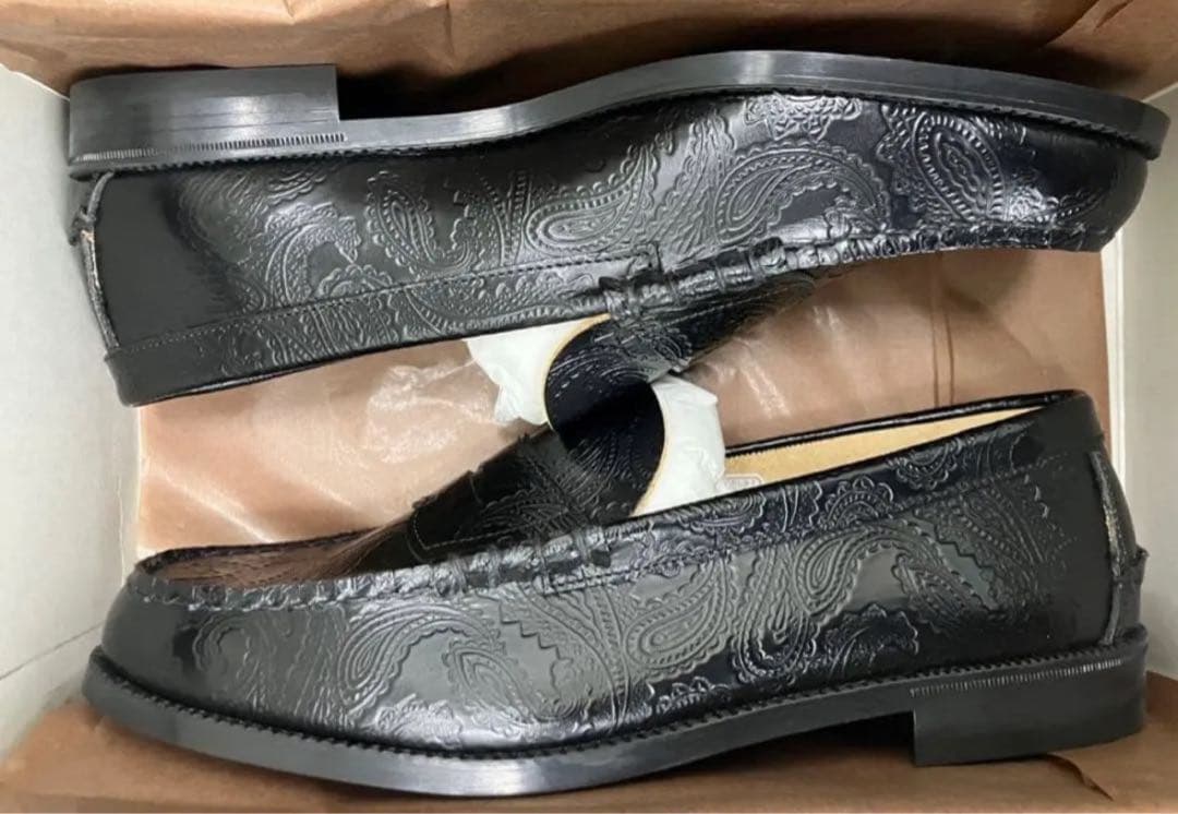 27.5cm ケンフォード ファインシューズ ローファー ペイズリー