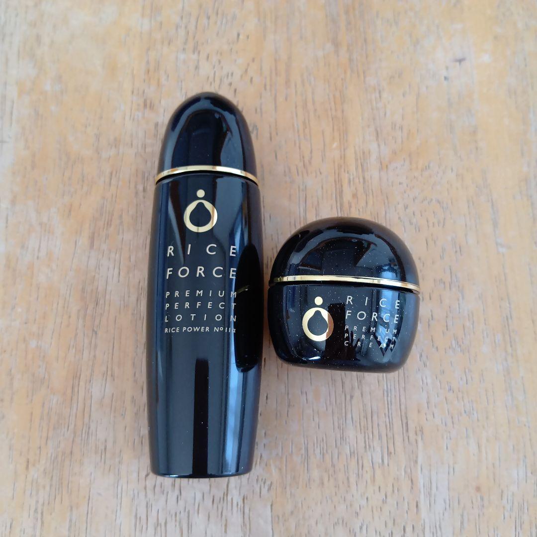 RICE FORCE プレミアムパーフェクトローション・クリームセット - メルカリ