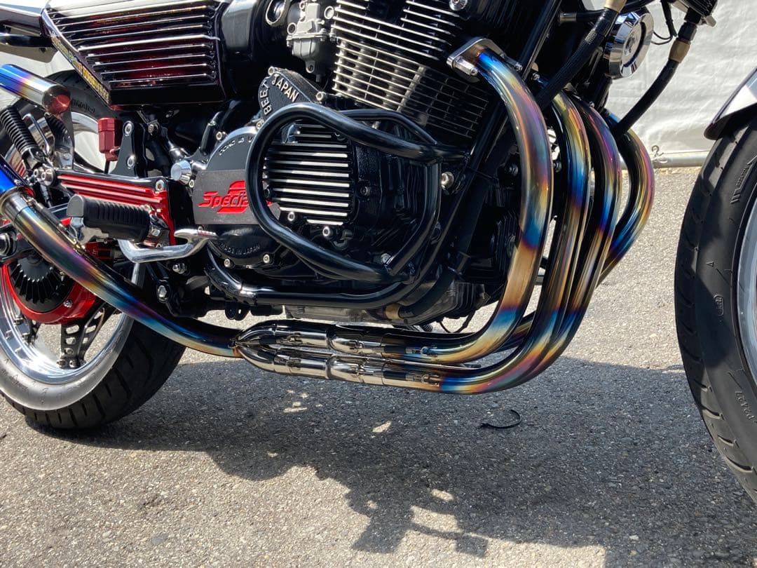 ホンダ CBX400F 新型 サタケ 手曲げステンレスマフラー 45パイ - メルカリ