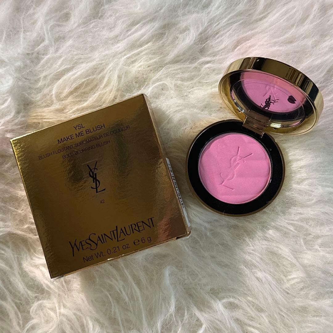 YSL メイクミーブラッシュ パウダーS 42 ベビードールピンク - メルカリ