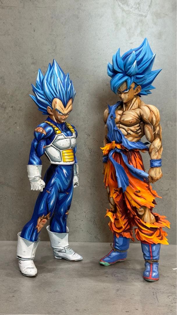 ドラゴンボール ベジータと孫悟空フィギュア 2体セット青 楽天市場】ドラゴンボールZ MATCH MAKERS 超サイヤ人2 孫悟空 ＆ 魔人