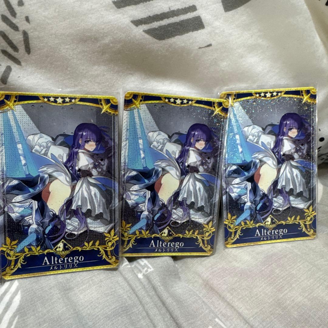 fgoアーケード メルトリリスフェイタル5枚セット(初期、第四、最終3