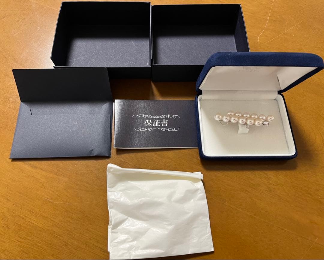 天成真珠 Tensei Pearl アコヤ真珠ブローチ BR101-65-12