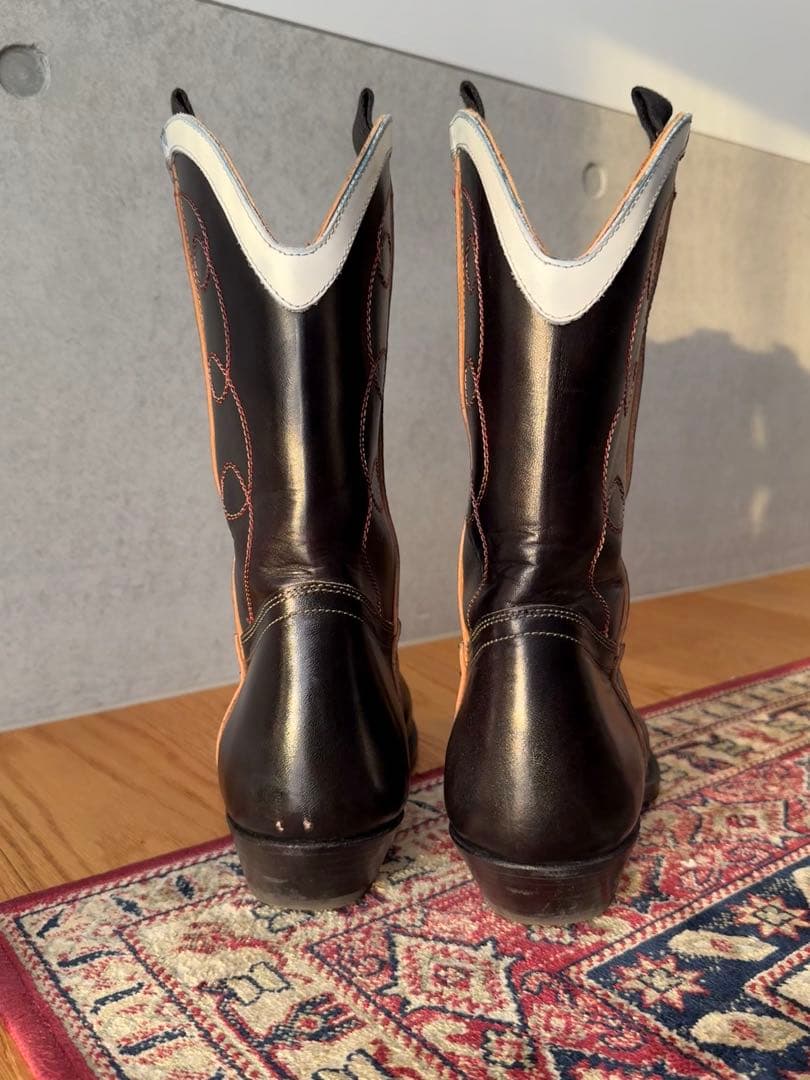 カスタム Cowboy boots CLINCH同楦 茶芯 ホースハイド - メルカリ