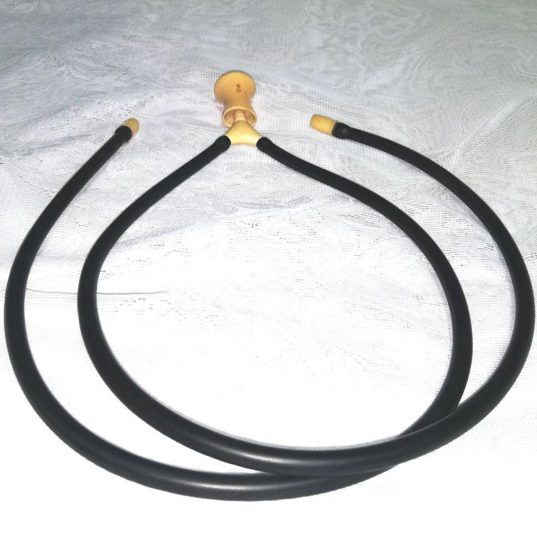 鬼束式聴診器　マンモス牙　昭和初期　美品　レーベン管新品交換済み