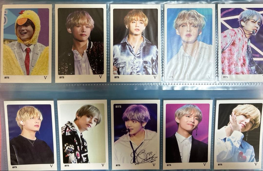 bts BTS テテ V メッセージカード トレカ 97枚セット おまけつき