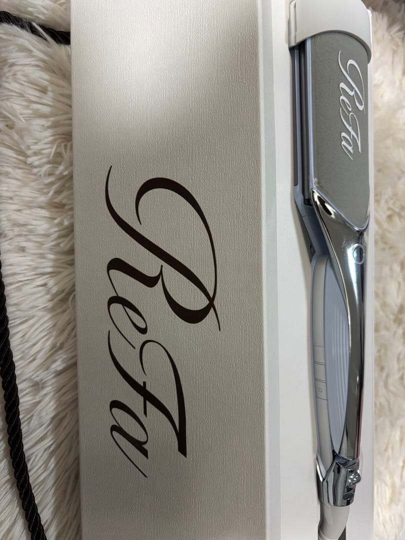 1/15購入リファReFa パワーストレートアイロンプロ 新品 WH　保証書付 リファパワーストレートアイロン プロ（ワイドタイプ） | ヘアアイロン