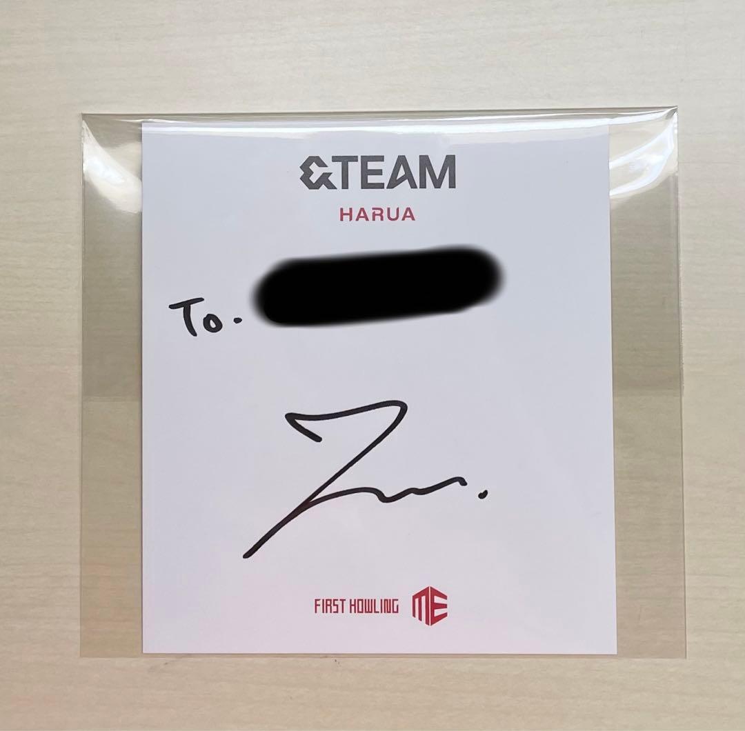 &team ハルア HARUA サイン - メルカリ