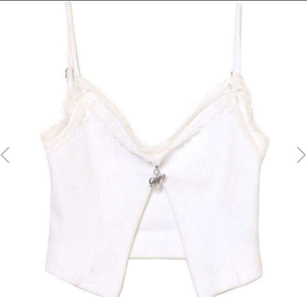 lace logo camisole メルトザレディー meltthelady