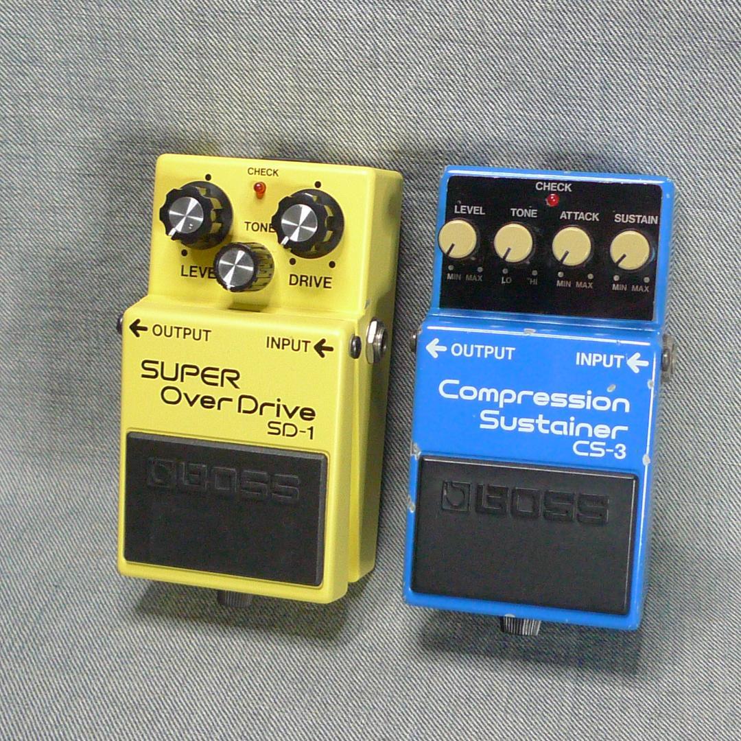 y678◆BOSS コンプレッサー CS-3 日本製＋オーバードライブ SD-1 BOSS - CS-3 | Compression Sustainer