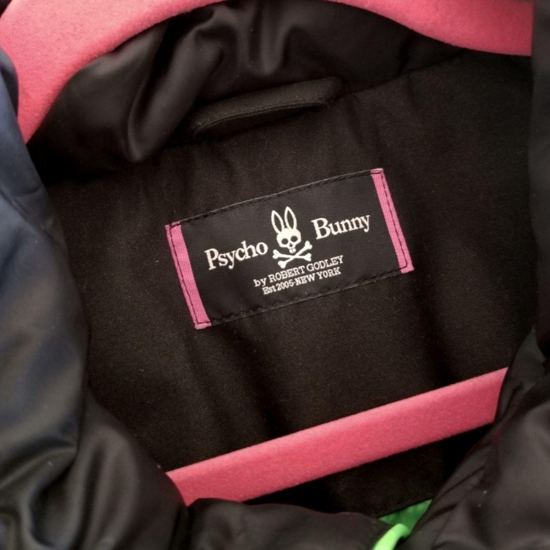 美品サイコバニーPsycho Bunnyネオンパイピング ダウンベスト L - メルカリ