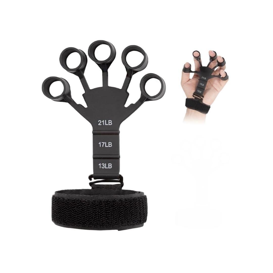 フィンガーパワー握力トレーニング 強度調節可能ブラック＆ブラック 楽天市場】フィンガーパワー フィンガートレーナー パワーフィンガー
