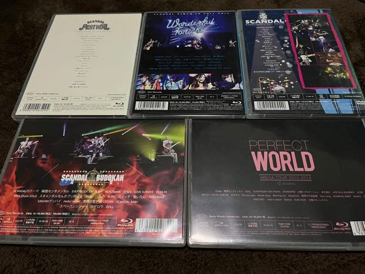 SCANDAL Live DVD5枚セット