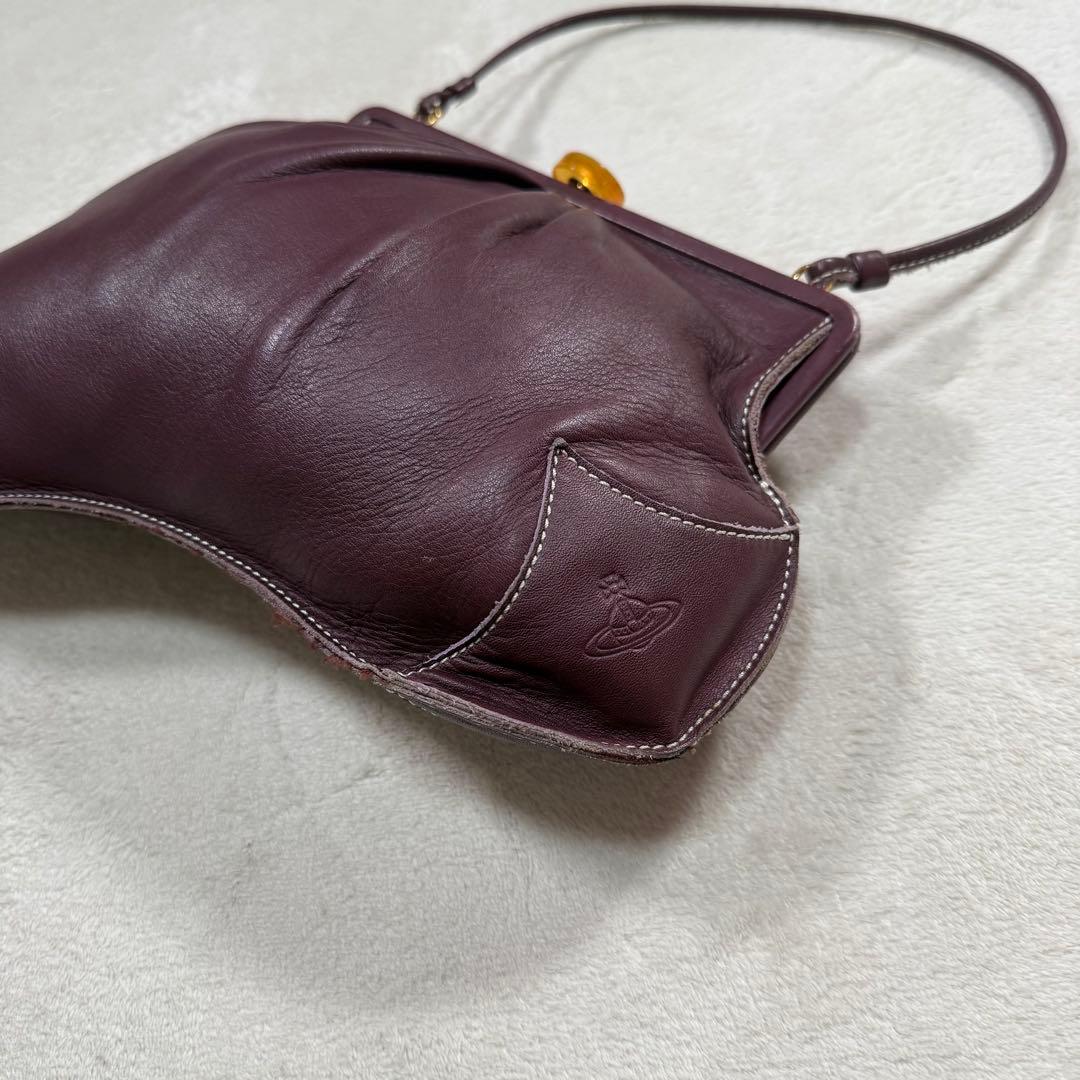 超希少 Vivienne Westwood オーブ 変形 がま口 サドルバッグ - メルカリ