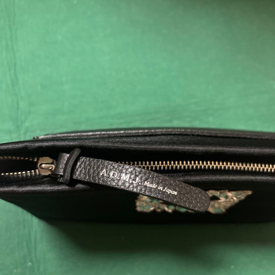 未使用タグ付き ADMJ ビジュー 2WAYクロスボディバッグ ブラック
