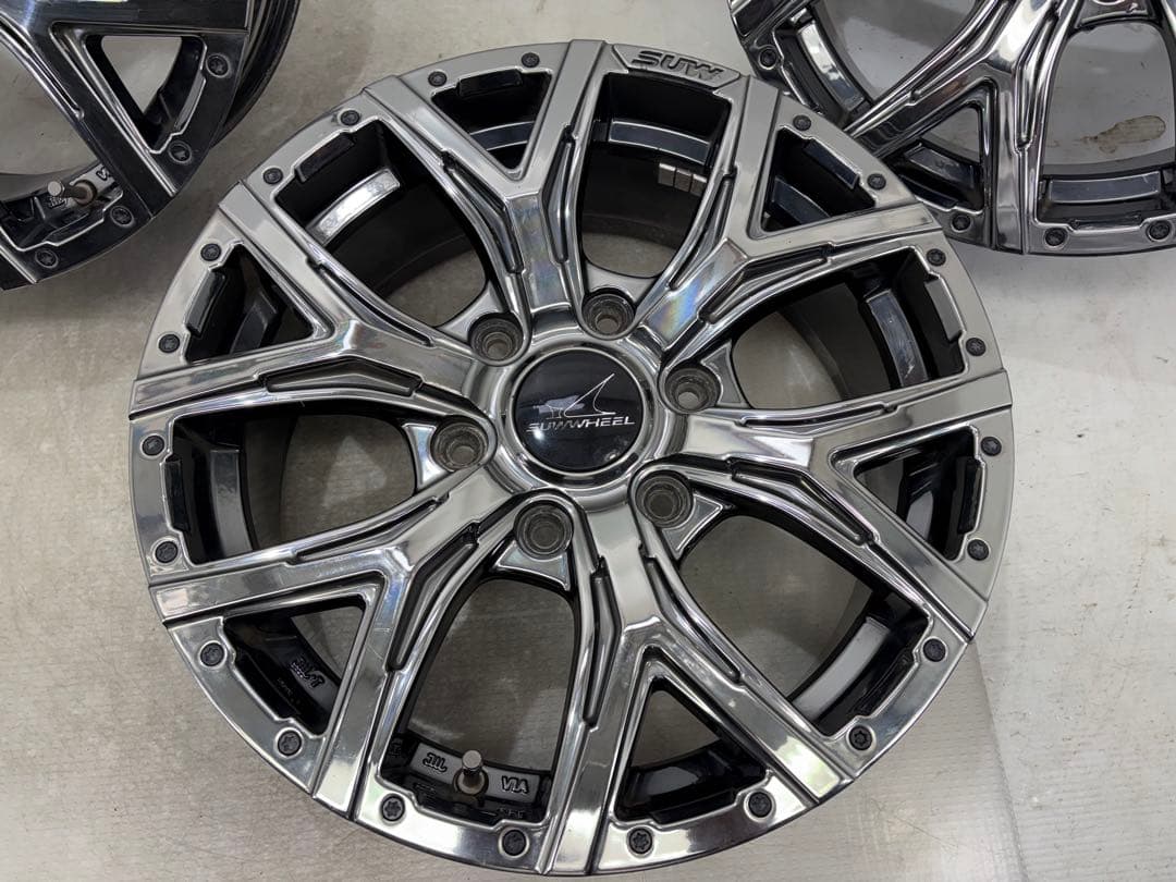 富山から☆ハイエース SUW Forte★17インチ×6.5J +38