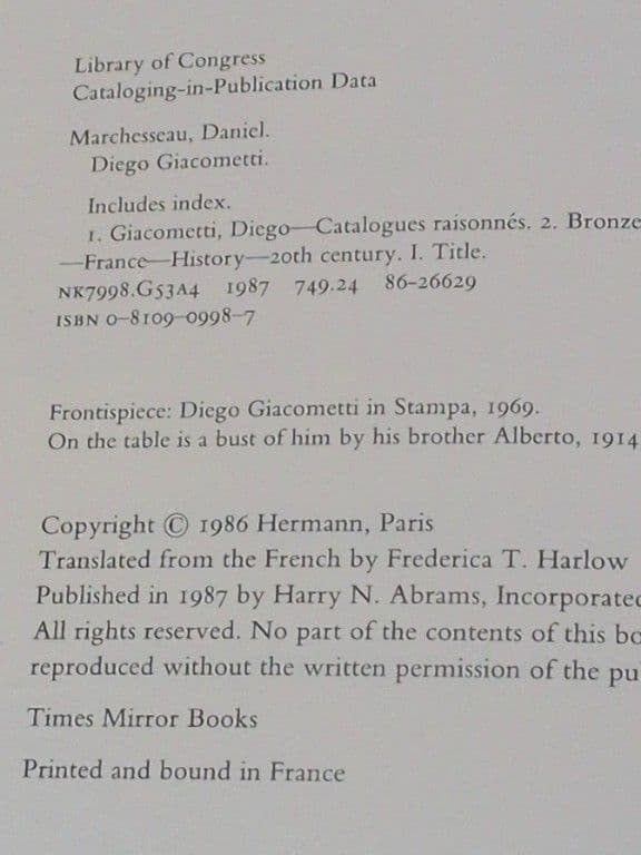 Diego Giacometti 作品集 ハードカバー ディエゴジャコメッティ - メルカリ