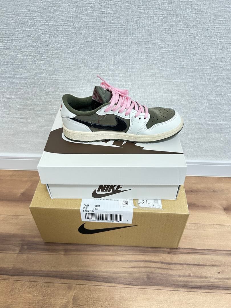 ジョーダン1LOW トラヴィス スコット リトルキッズシューズ 20.5cm