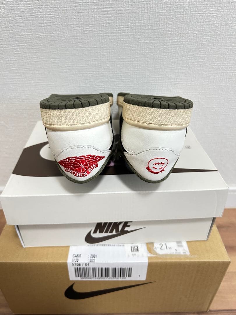 ジョーダン1LOW トラヴィス スコット リトルキッズシューズ 20.5cm