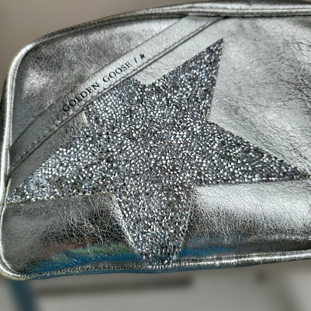 ゴールデングース ショルダーバッグ シルバー 斜めがけななめがけ 銀色