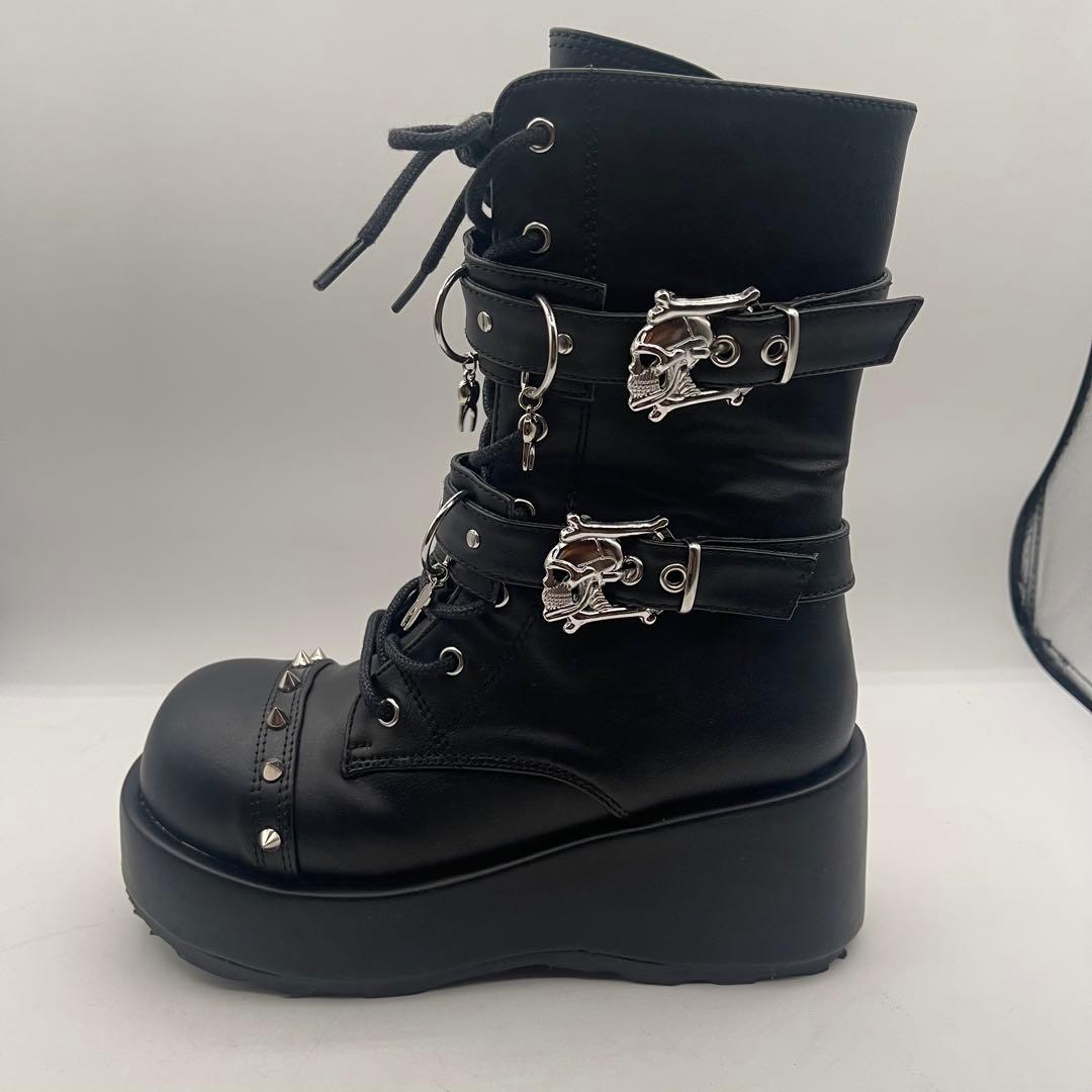 ✨️ さま専用　51106 デモニア　厚底ブーツ　23.5cm 黒