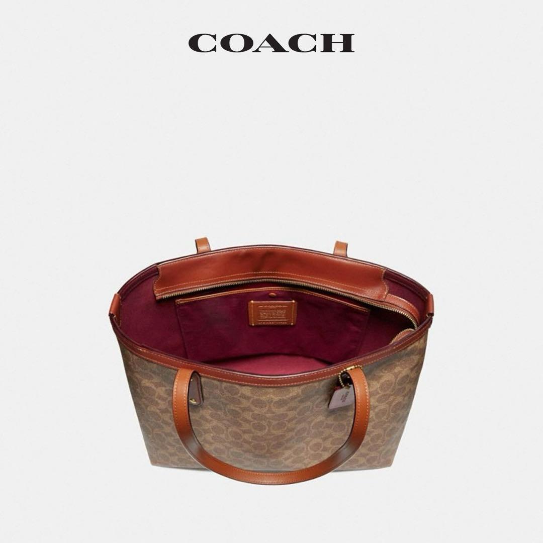 新品未使用級！COACH コーチ トートバッグ ブラウン
