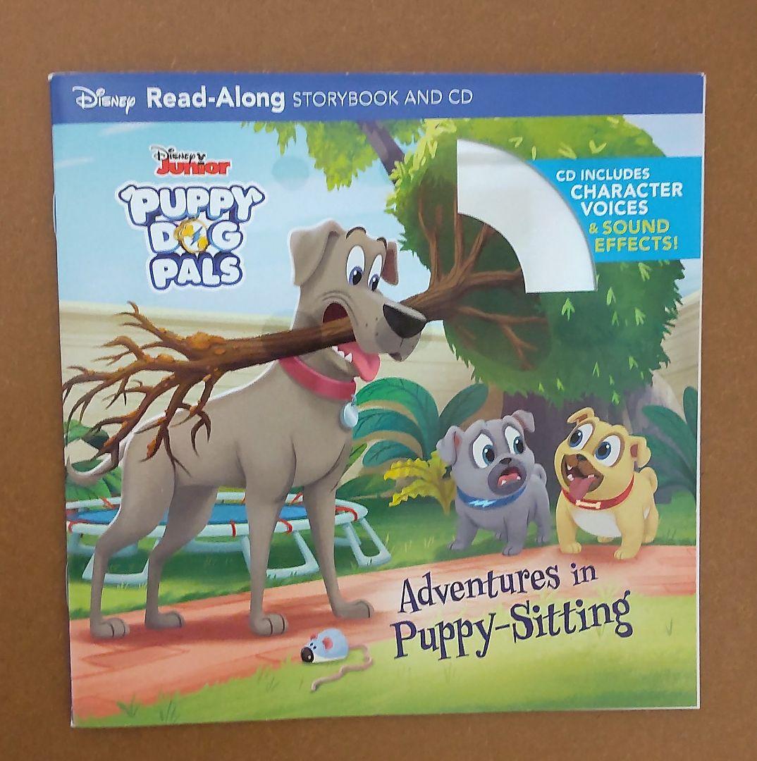 ◎Disney Read-Along CD付英語絵本「PUPPY DOG PAL Puppy Dog Pals Read-Along Storybook and CD Adventures in Puppy