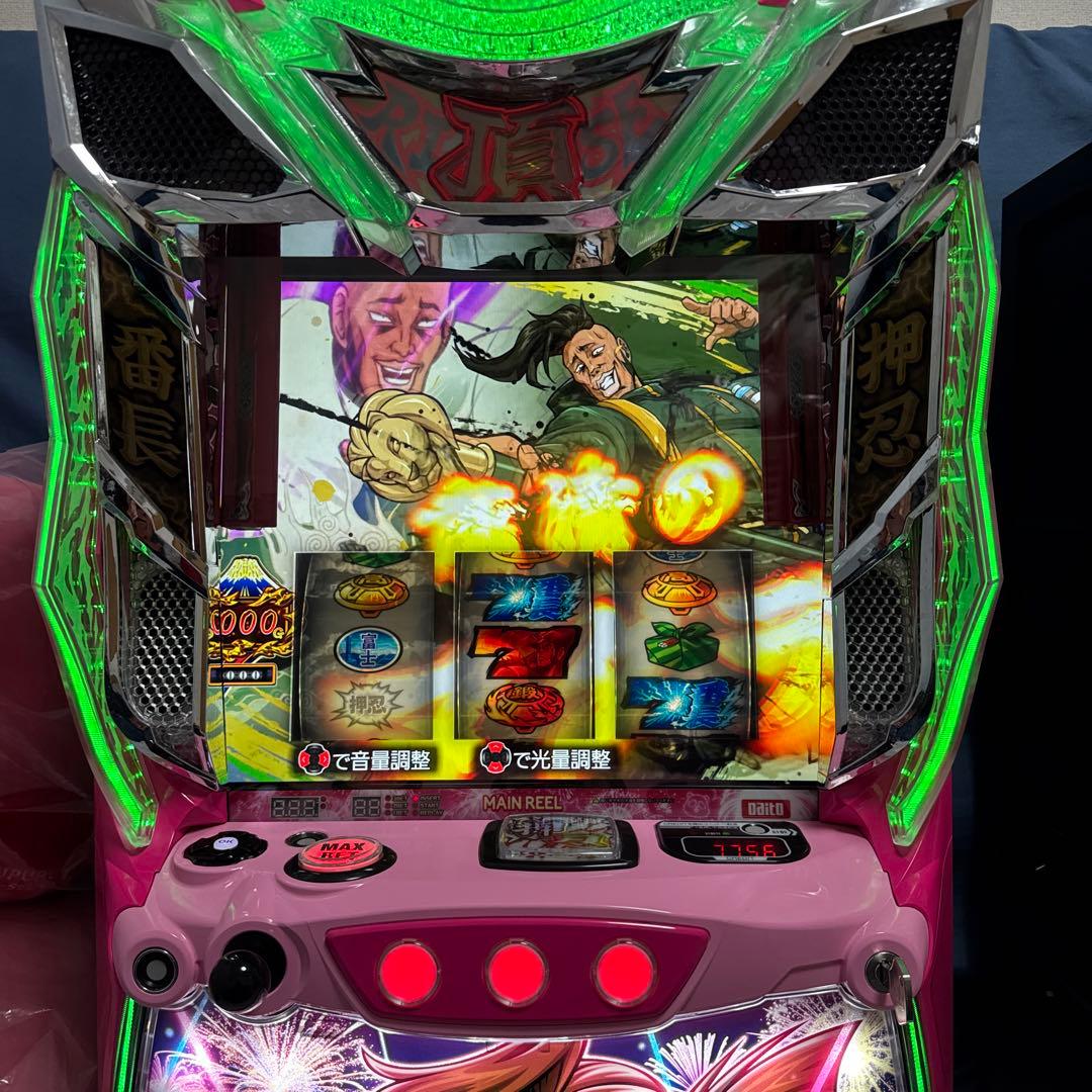 操パネル】押忍！番長4 パチスロ実機 家庭用電源対応 動作確認済み