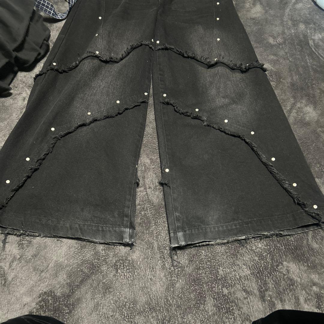 Cut-Off Denim Pants Jent Louis Mサイズ - メルカリ