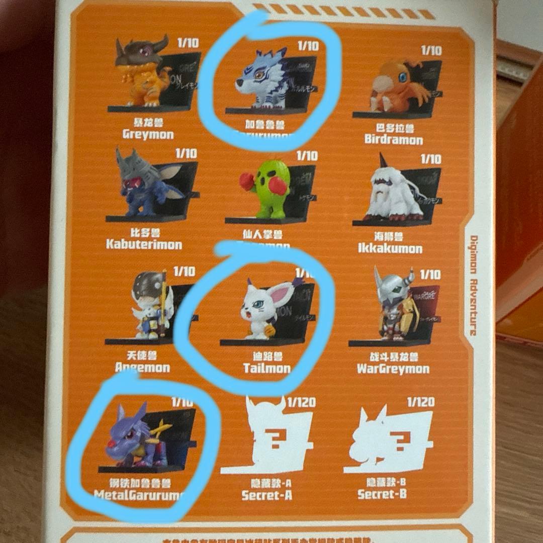 ポップマート デジモン ブラインド 3点セット - メルカリ