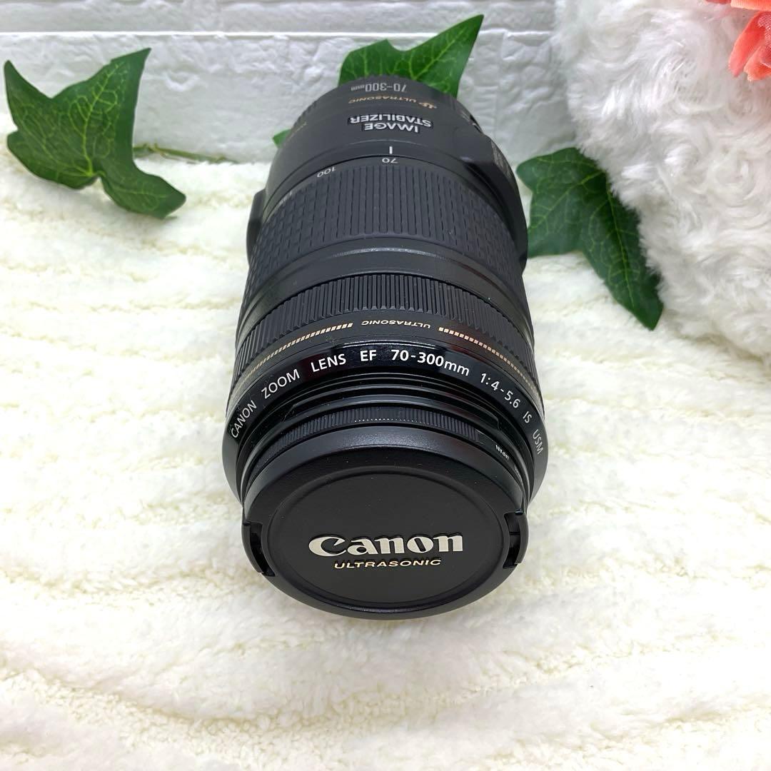 【美品】Canon EF 70-300mm f/4-5.6 IS USMレンズ