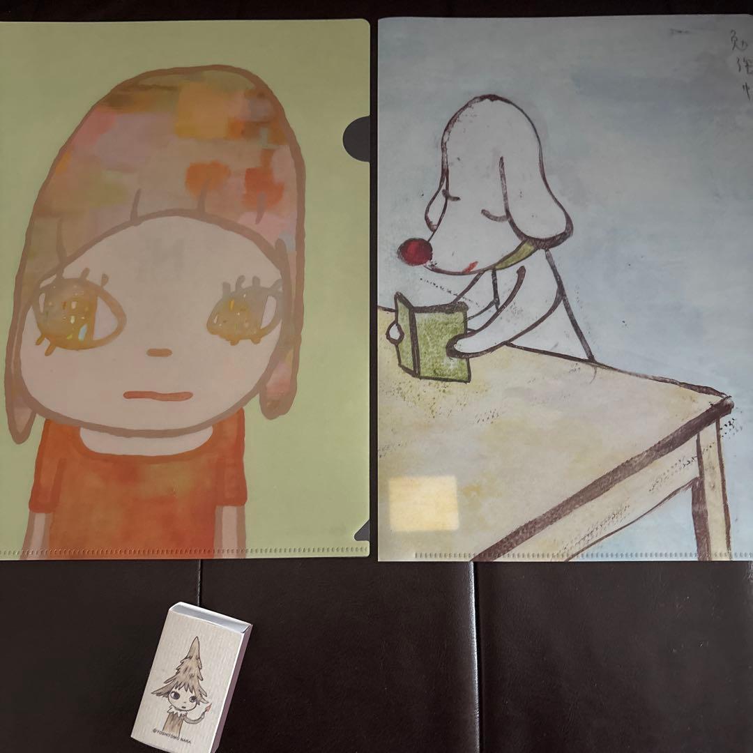 奈良美智 クリアファイル A4サイズ2枚 マッチ箱 - メルカリ