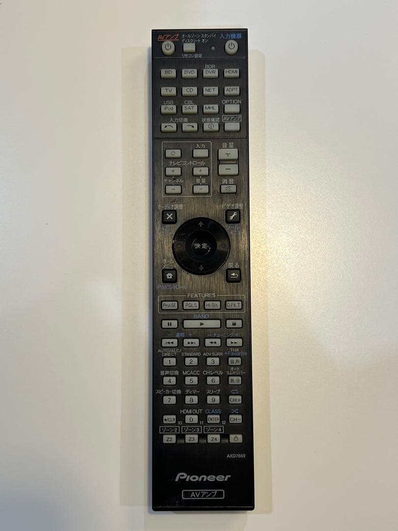 パイオニア AXD7669 リモコン アンプ SC-LX56 LX76 LX86 - メルカリ