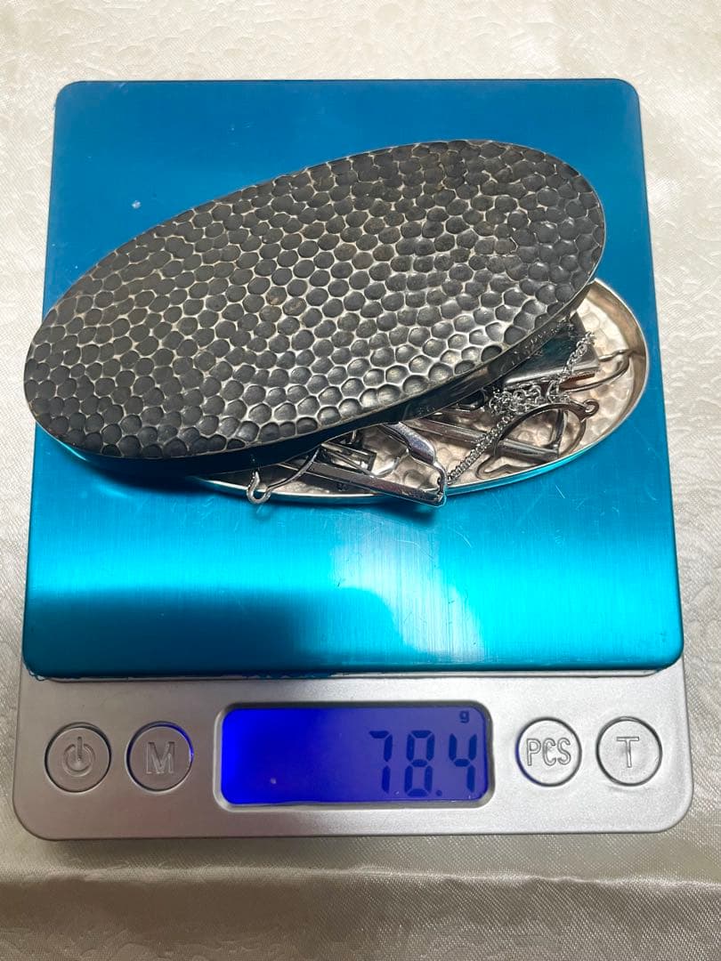 h*様 純銀小物入れ➕銀スクラップ　78g 銀製品　カフス　工芸品　SILVE カフス 長谷川和幸作 | 宮本商行オンラインショップ : 銀製品 宮内庁御用達