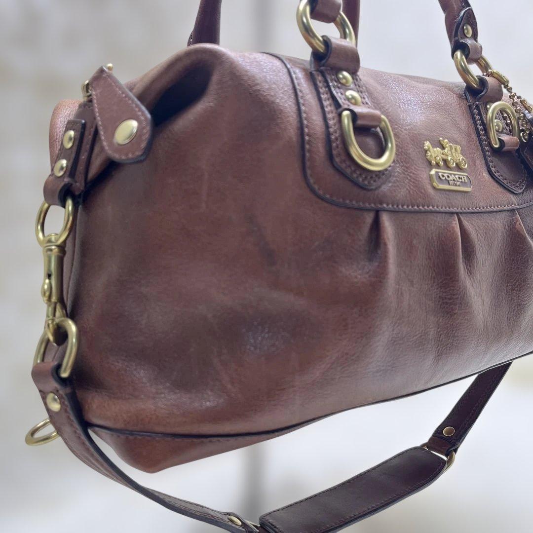 良品】COACH マディソン サブリナ 2way ショルダーバッグ 12937 - メルカリ