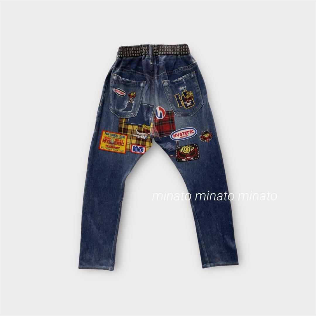 HYSTERIC MINI ヒステリックミニ パッチワーク 転写 ライクアデニム