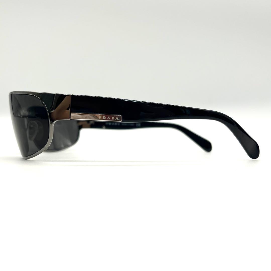 廃盤】PRADAプラダ サングラス SPR53F 浜田省吾 黒色 イタリア製