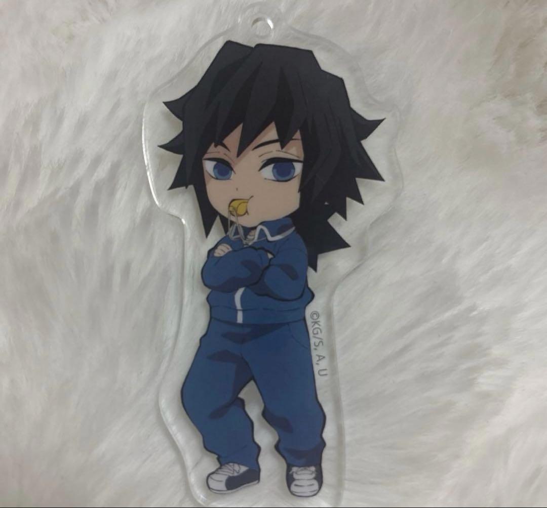 鬼滅の刃 キメツ学園 富岡義勇アクリルチャーム ufotable - メルカリ