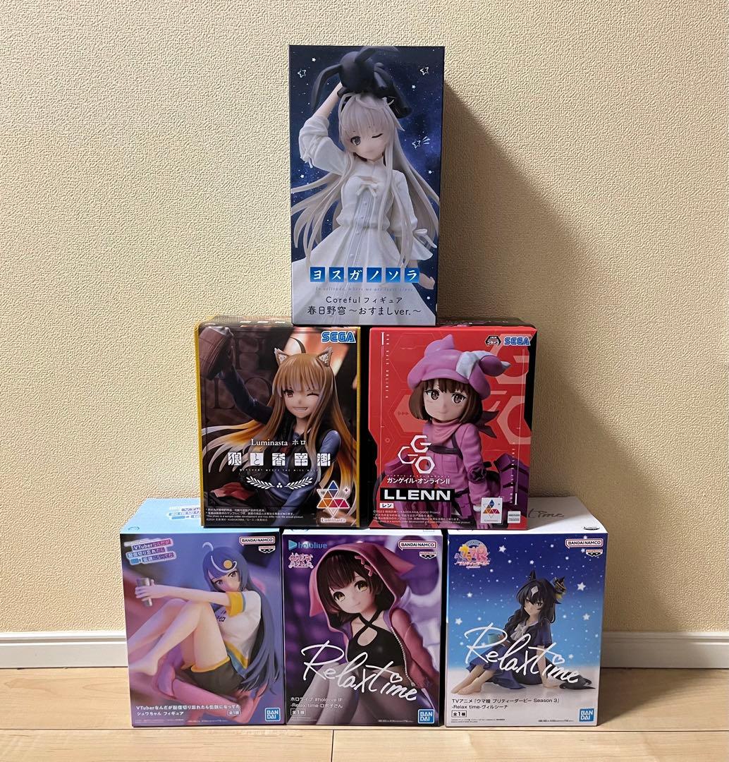 最終値下げ】女性キャラクター フィギュア まとめ売り 6点セット