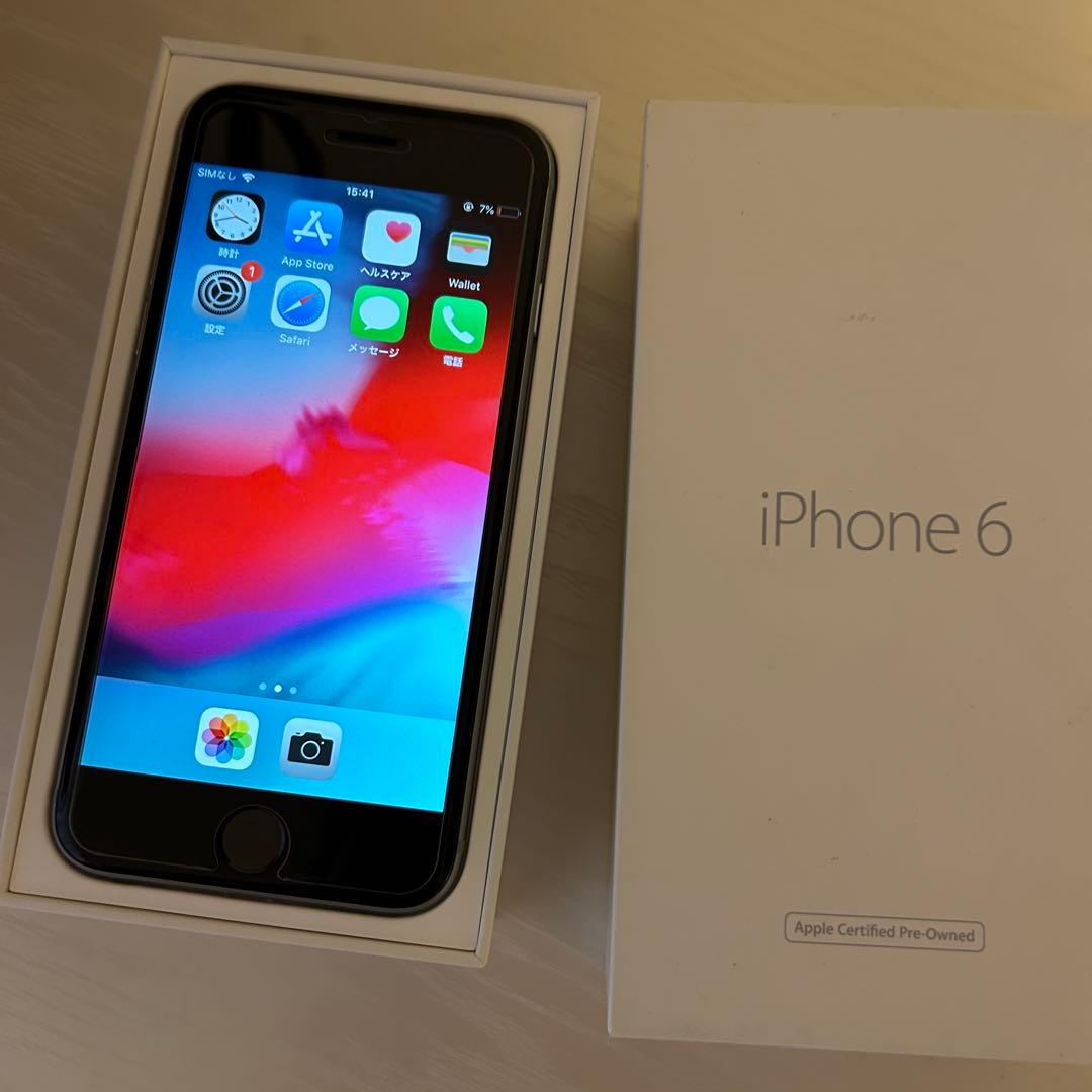 iPhone6 シルバー バッテリー残量100% 最大容量72％！どんどん残量が減って