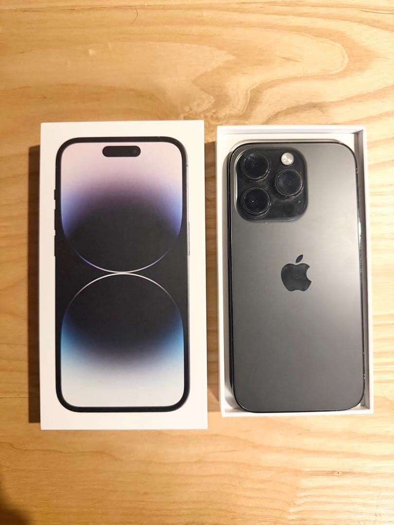 Apple iPhone 14 Pro スペースブラック　本体　箱付属品付き iPhone 14 Pro 256GB - スペースブラック（SIMフリー）[整備済製品