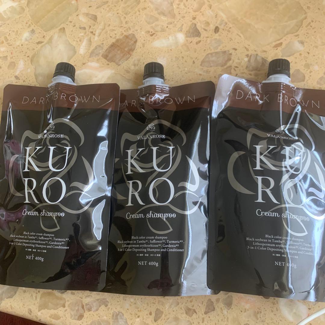 ダークブラウン クリームシャンプー 3個セット - メルカリ