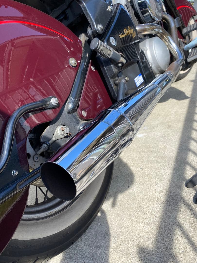 バルカンドリフター400 800用 サンダーヘッダーマフラー - メルカリ